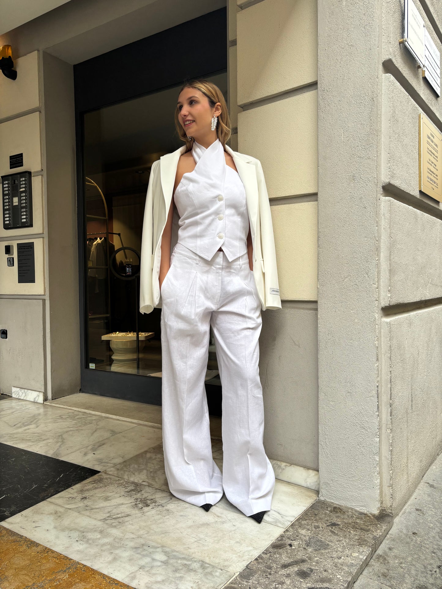 Pantalone in lino