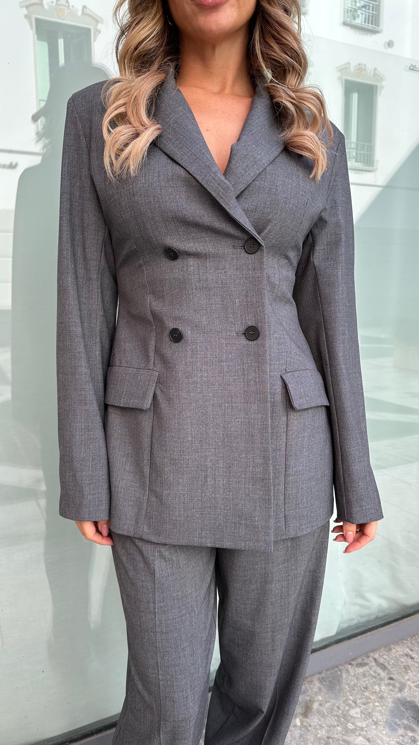 Tailleur grigio