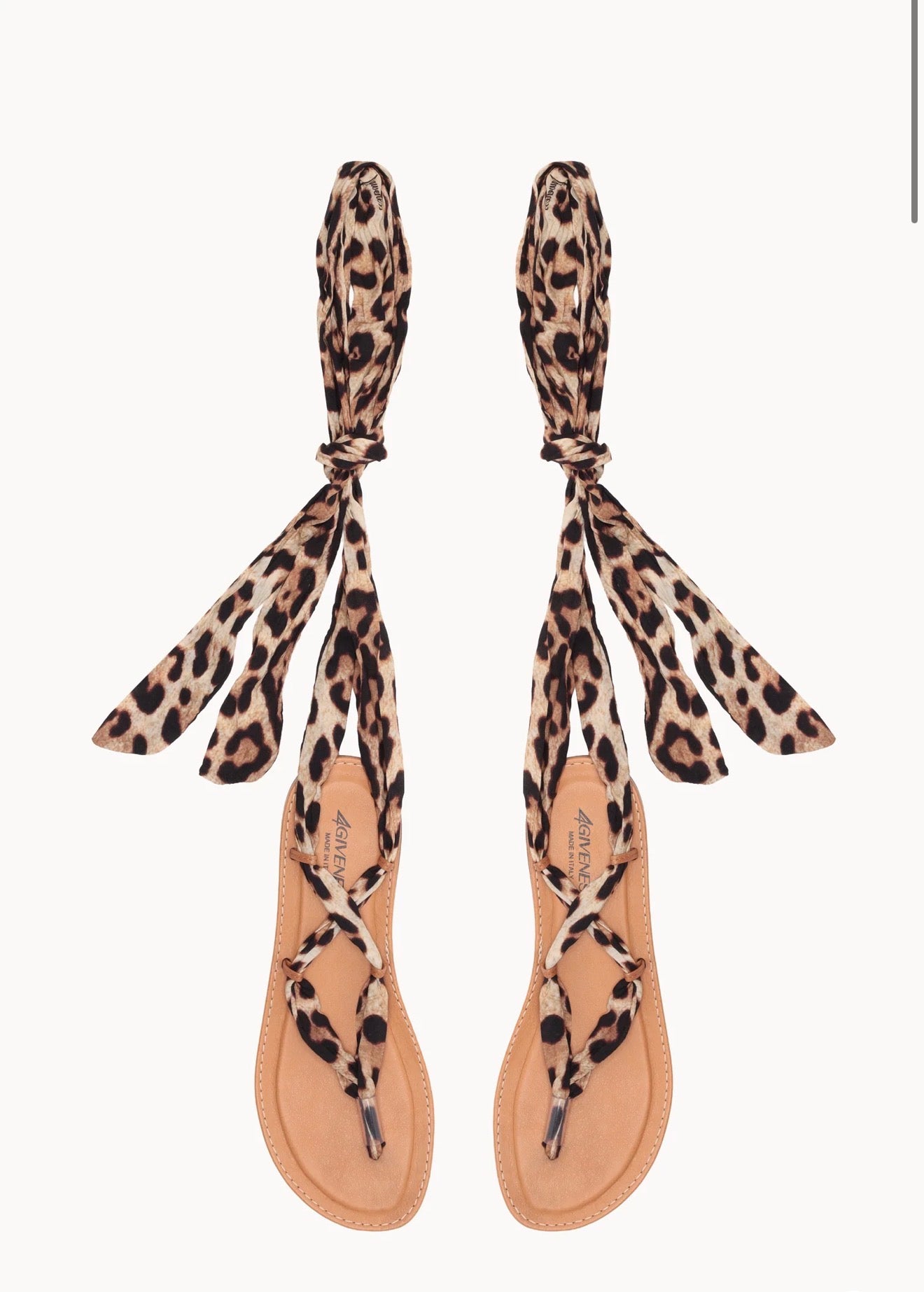 Sandalo infradito foulard