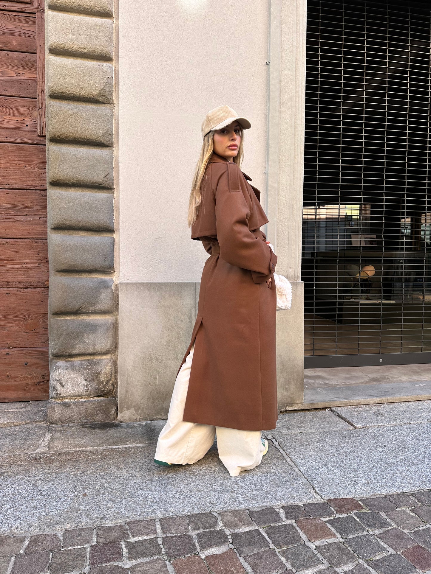 Cappotto tabacco