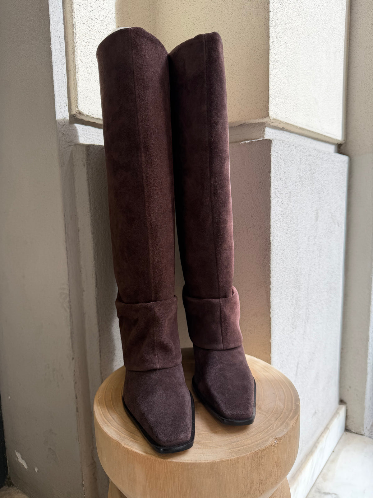 Stivale in suede