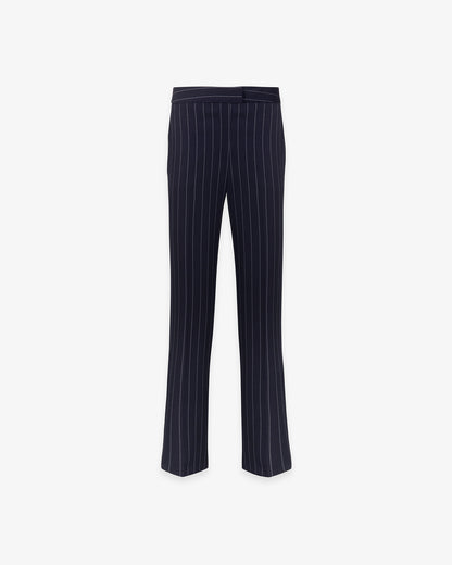 Pantalone gessato asciutto