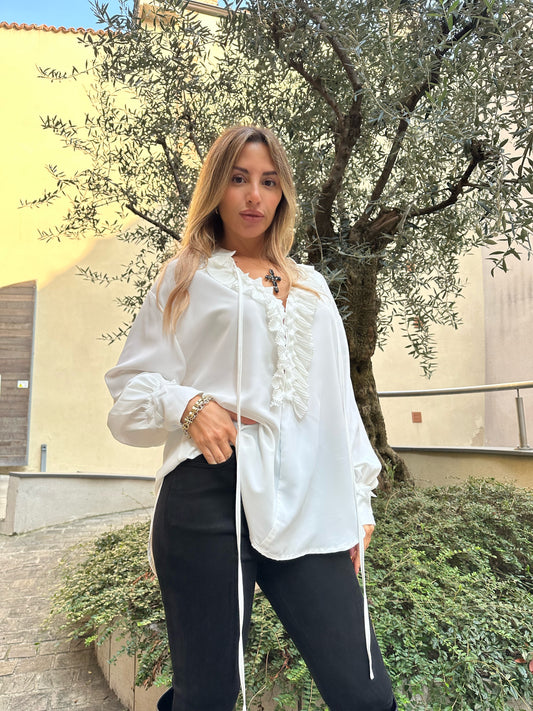 Blusa rouches