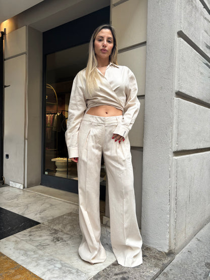 Pantalone in lino