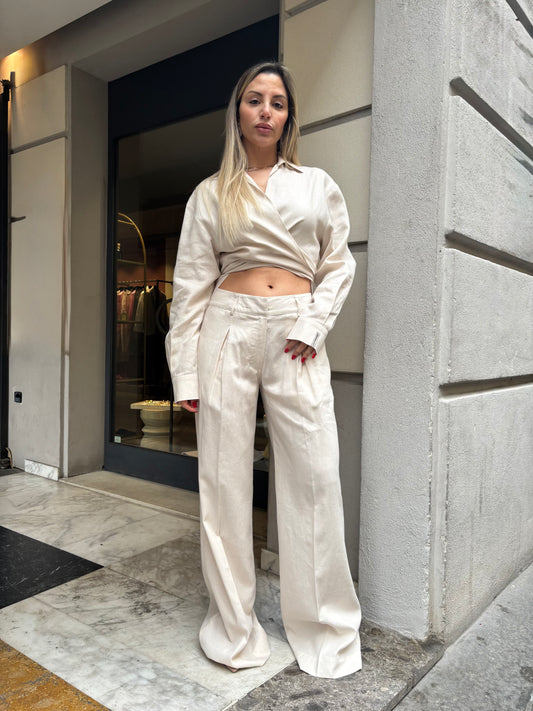 Pantalone in lino
