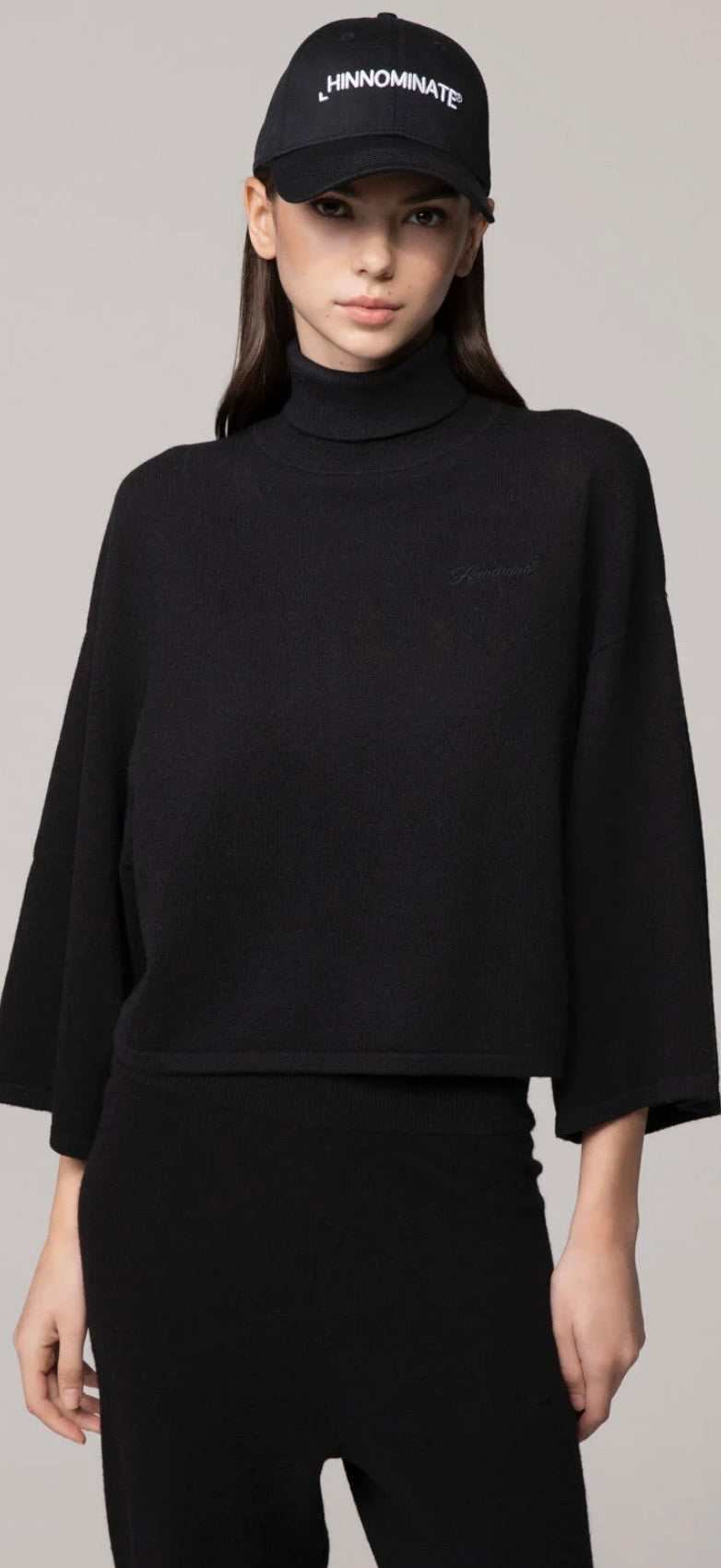 Maglia dolcevita corta