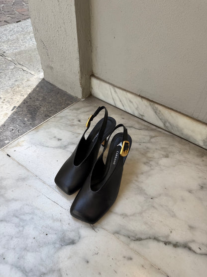 Slingback punta morbida