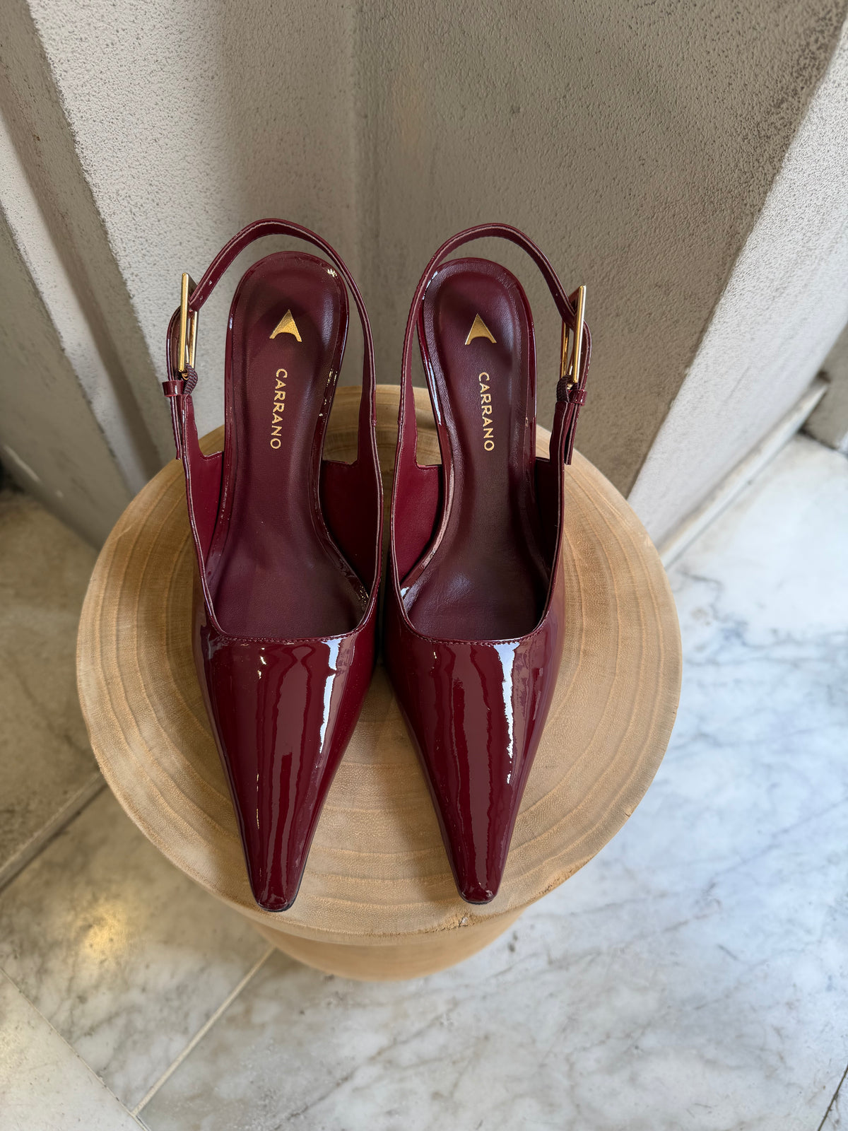 Slingback vernice