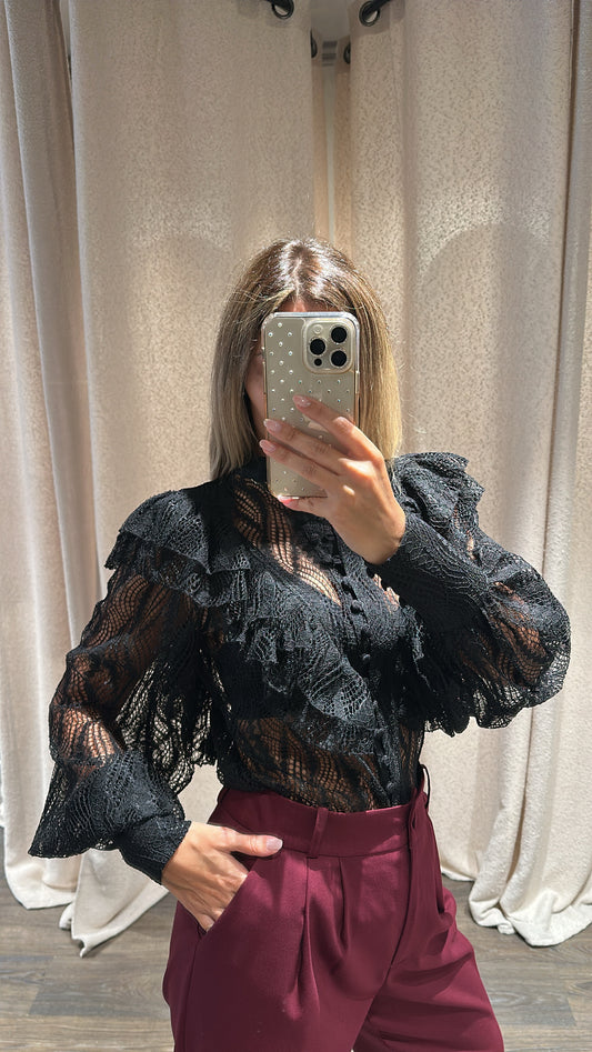 Blusa pizzo