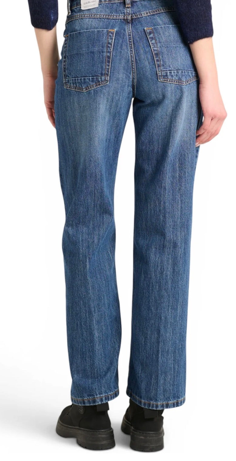 Jeans straight lavaggio medio