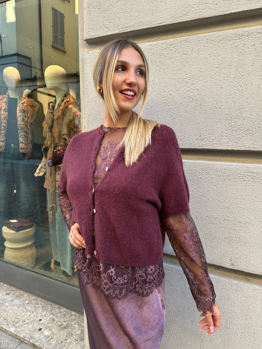 Cardigan bottoni