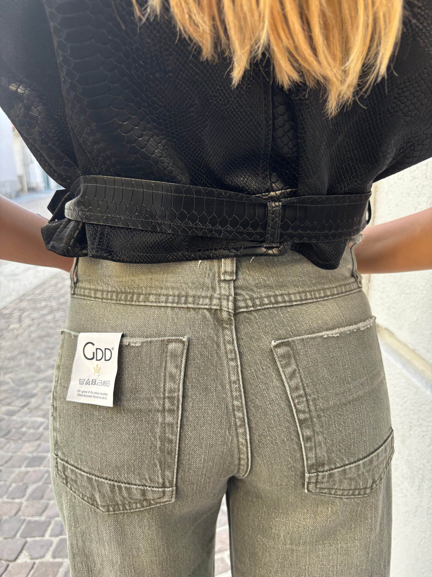 Jeans slavato