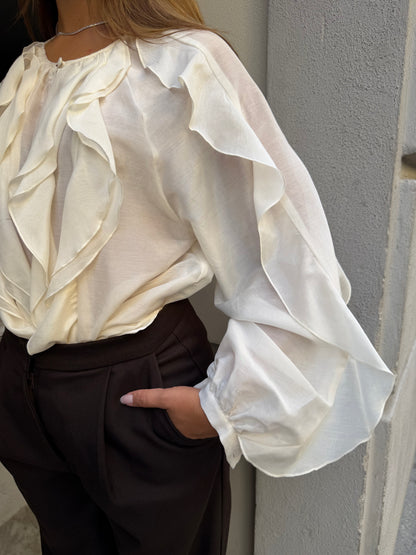 Blusa volant