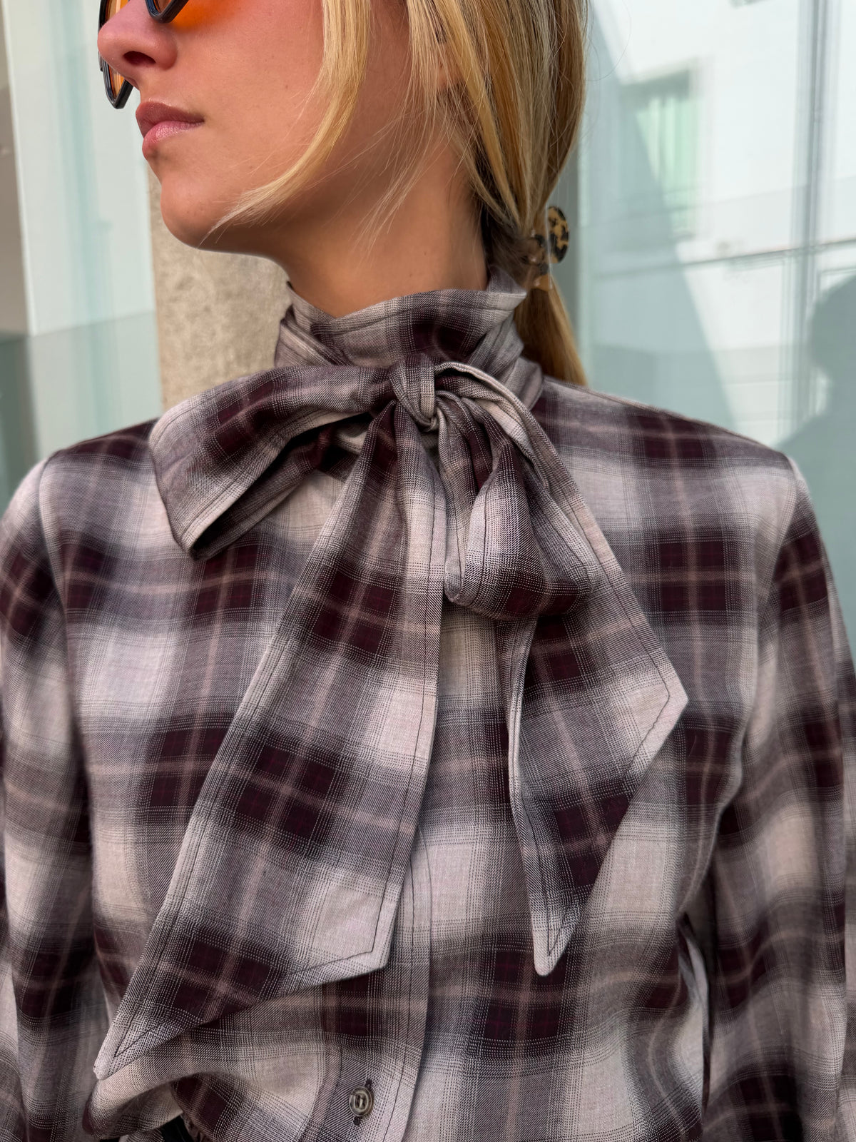 Blusa tartan