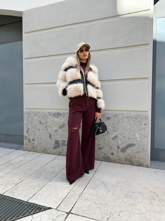 Jeans bordeaux