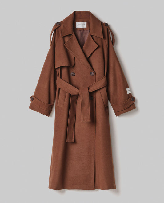 Cappotto tabacco