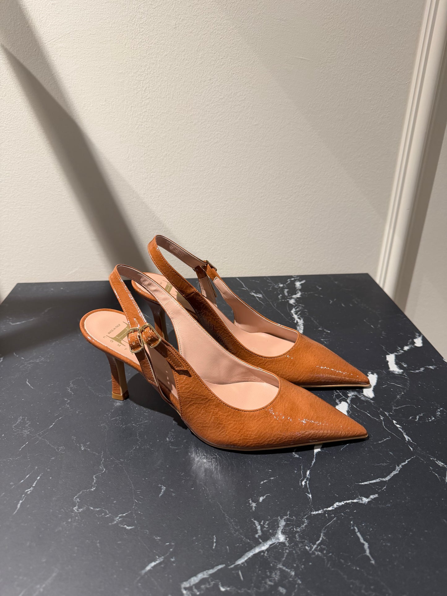 Slingback tabacco