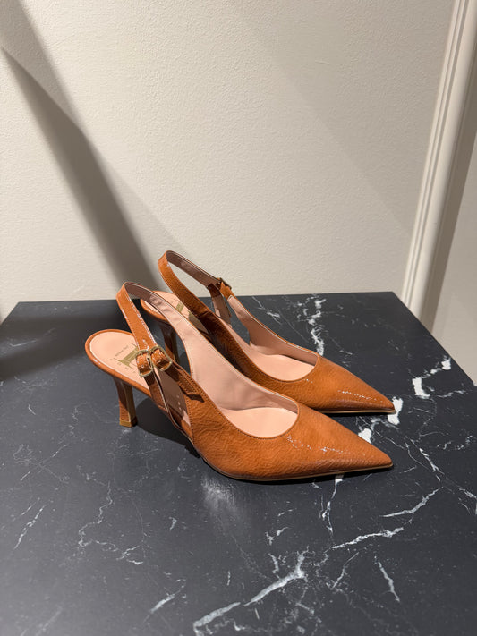 Slingback tabacco