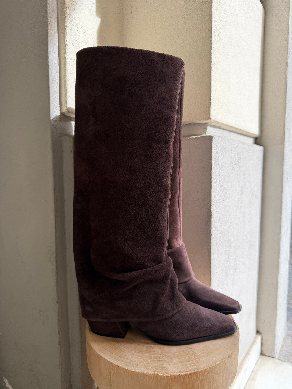 Stivale in suede