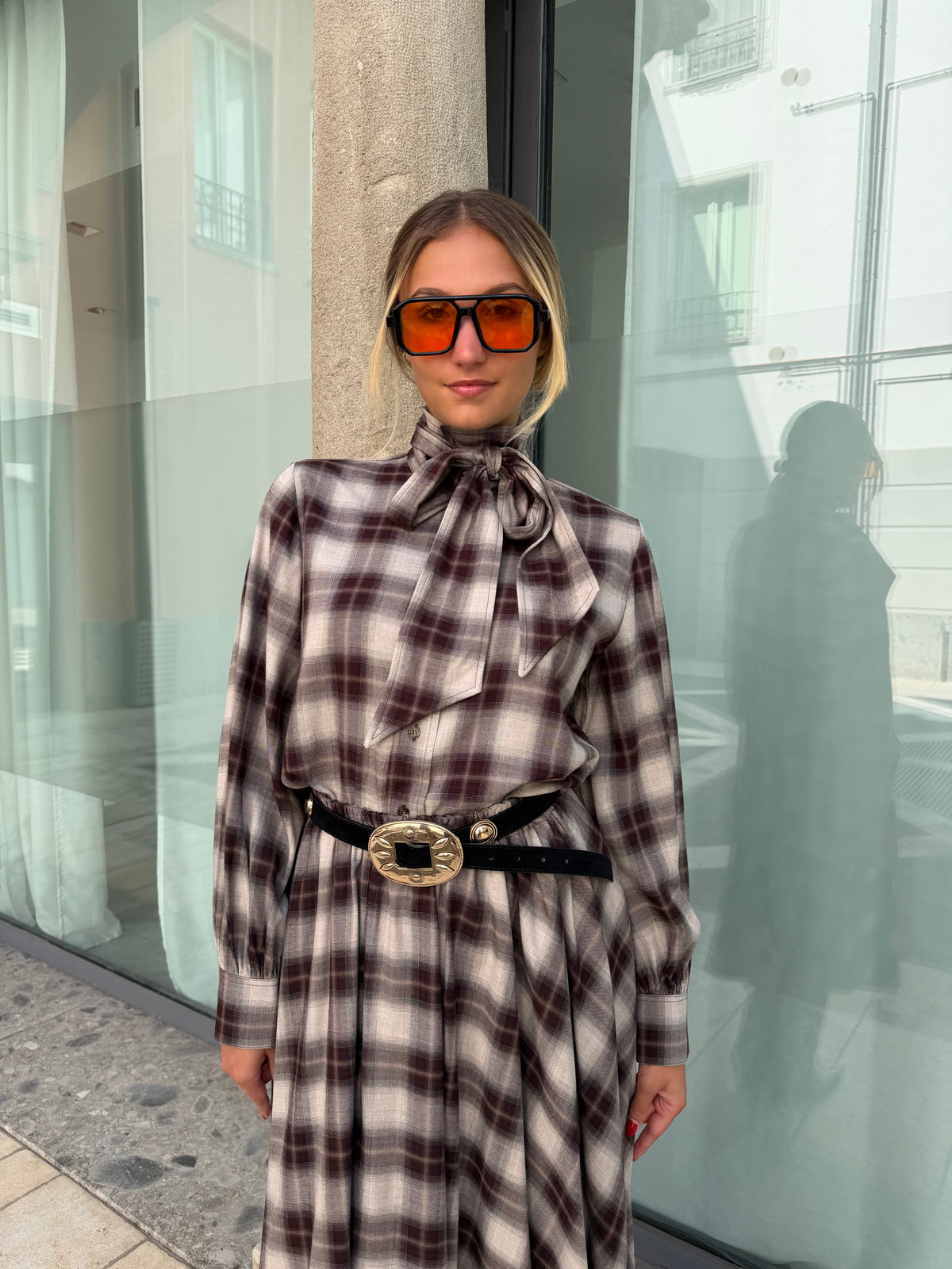 Blusa tartan
