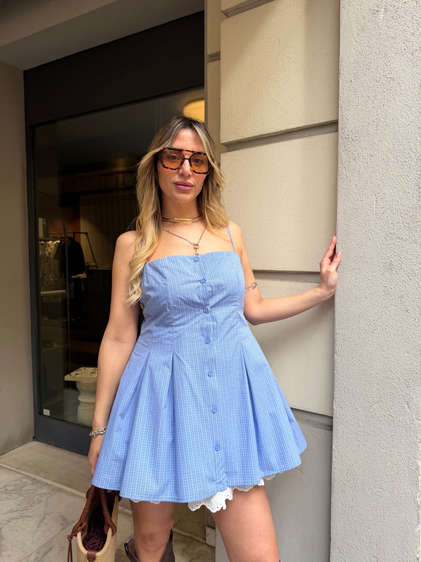 Abito azzurro