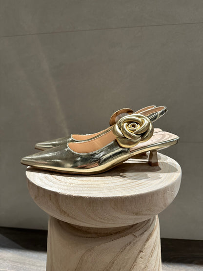 Slingback oro