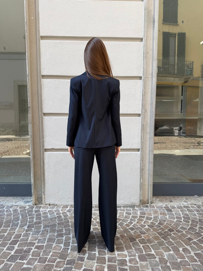 Giacca monopetto blu navy slim – Iblues