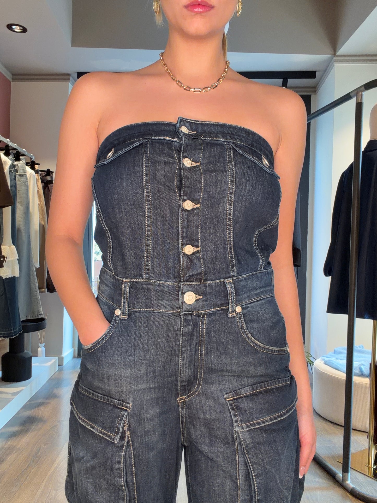Tuta in denim