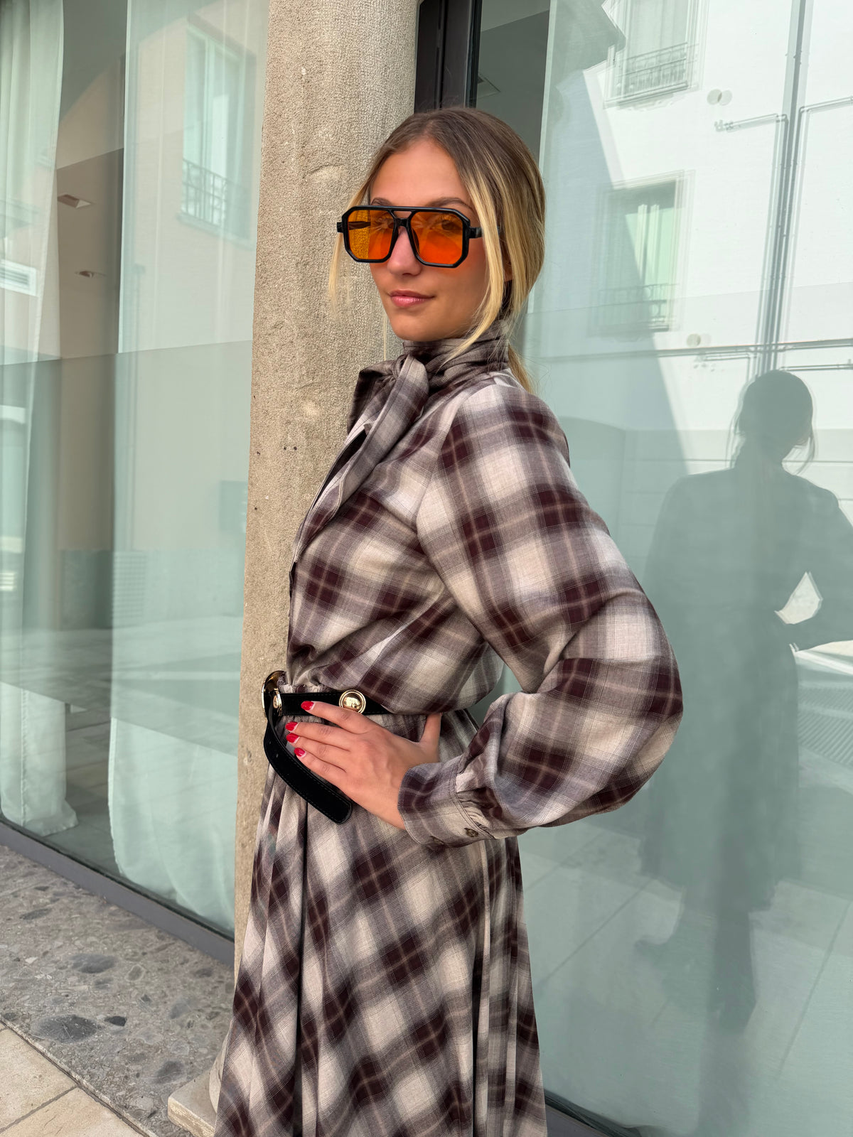 Blusa tartan
