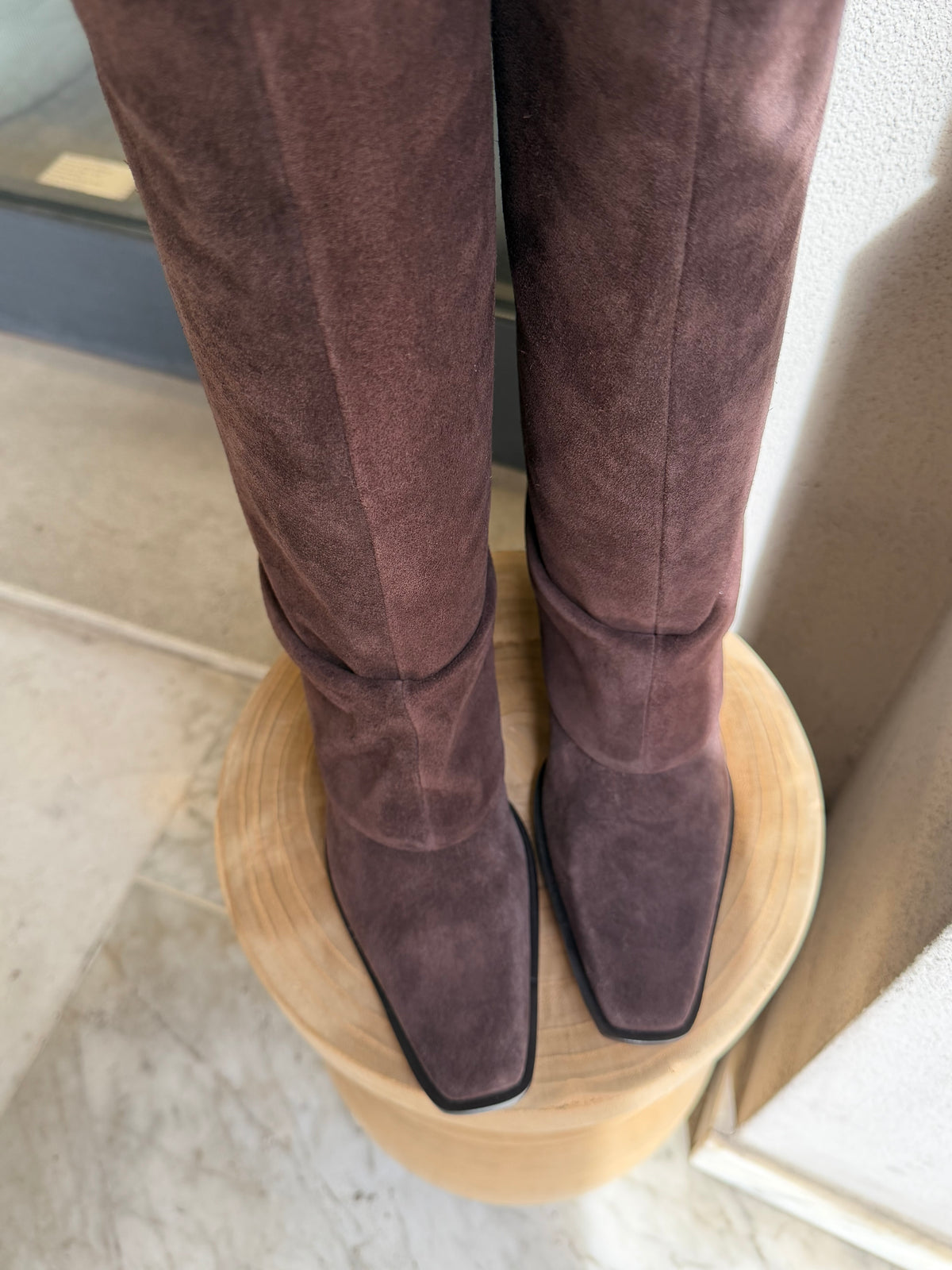 Stivale in suede