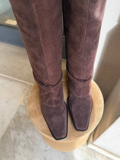 Stivale in suede