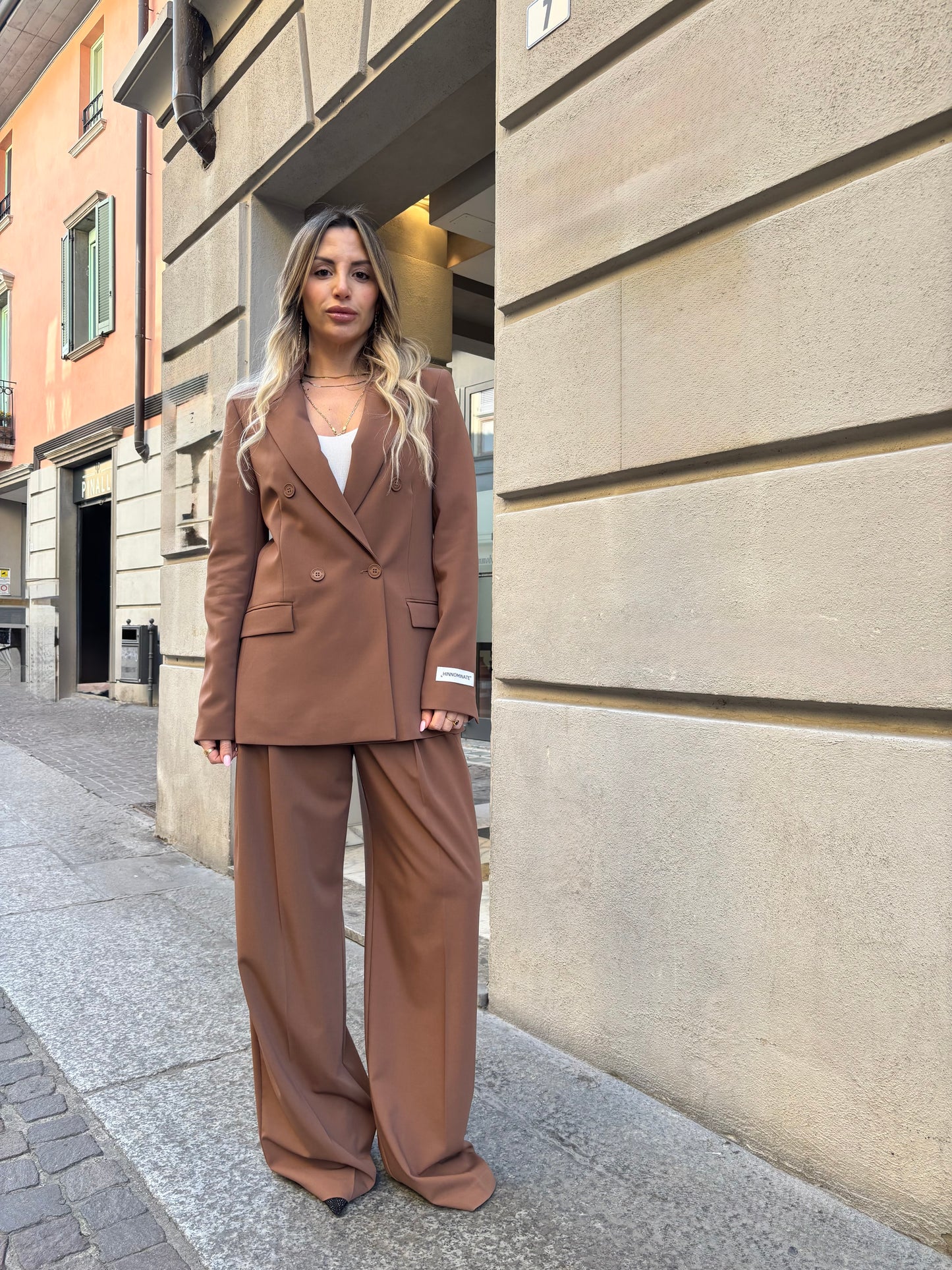 Tailleur moka