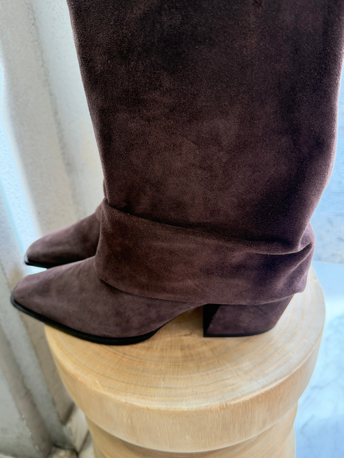 Stivale in suede