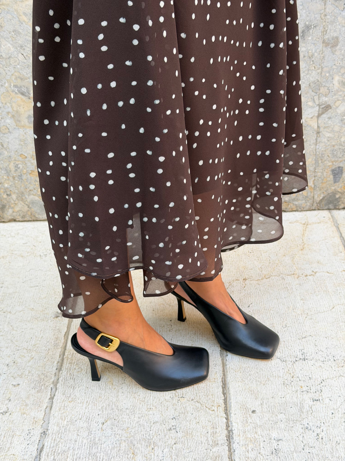 Slingback punta morbida