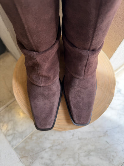 Stivale in suede