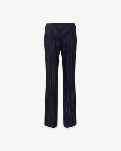 Pantalone gessato asciutto