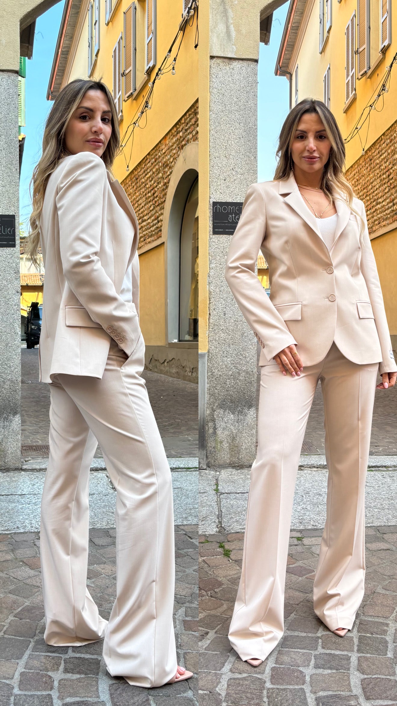 Tailleur beige