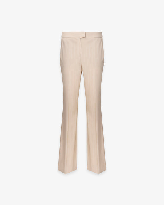 Pantalone gessato asciutto