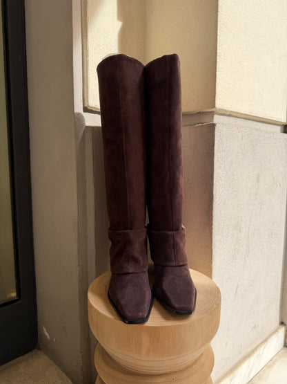 Stivale in suede