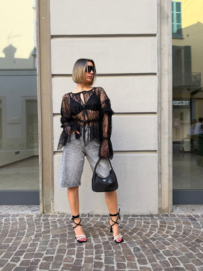 Blusa in pizzo