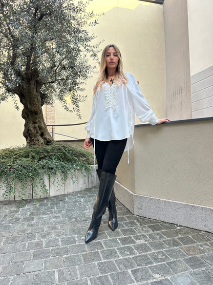 Blusa rouches