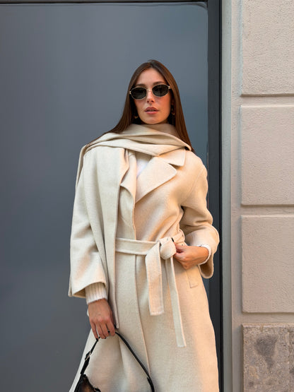 Cappotto in panno - burro Glamorous